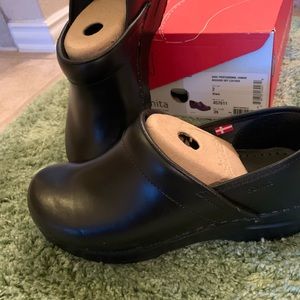 Black Sanita Clogs